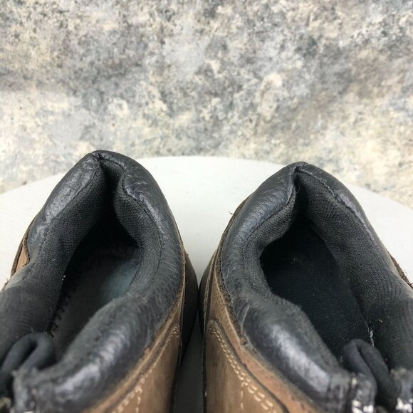 Timberland Women's Size 6.5M Canard Brown Genuine Leather Front Zip Ankle Boots - Picture 4 of 15